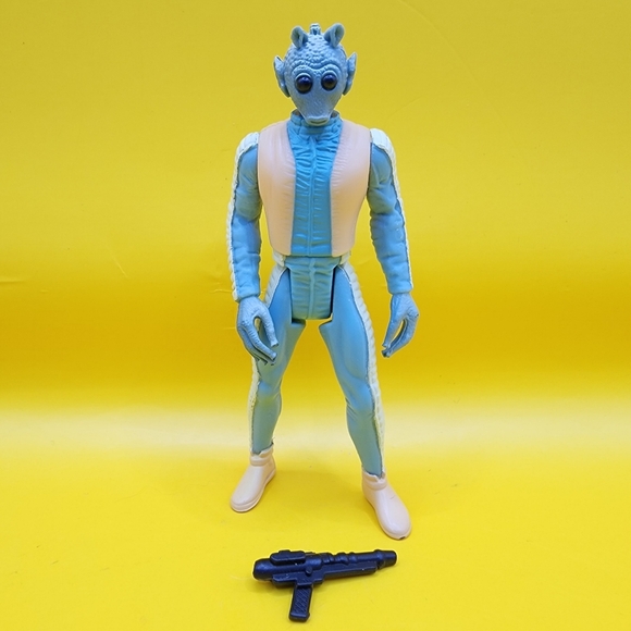 1996 Star Wars Greedo The Power of The Force Commtech w Blaster Figure - Picture 1 of 4